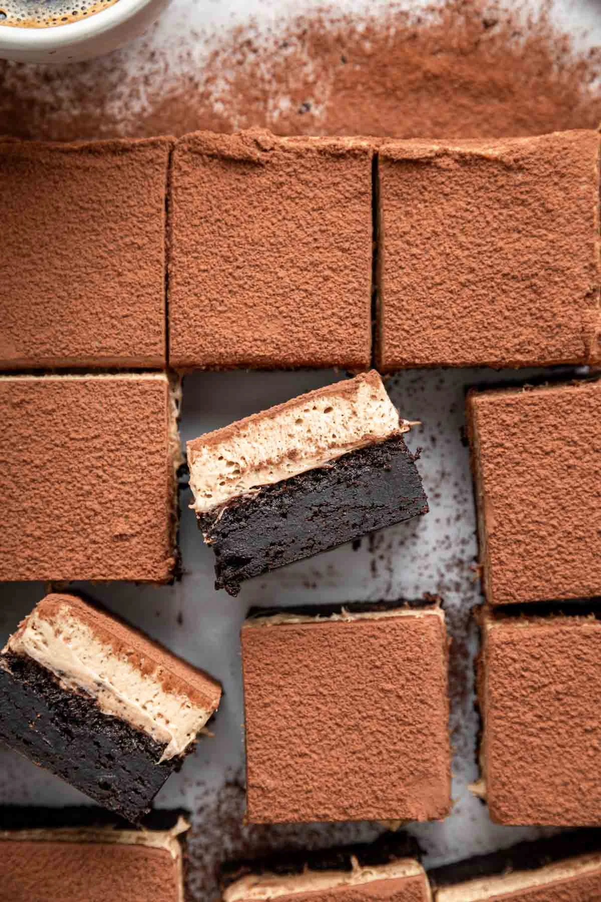 A Culinary Masterstroke: Tiramisu Brownies Revolutionize Dessert with Melted Ice Cream Innovation