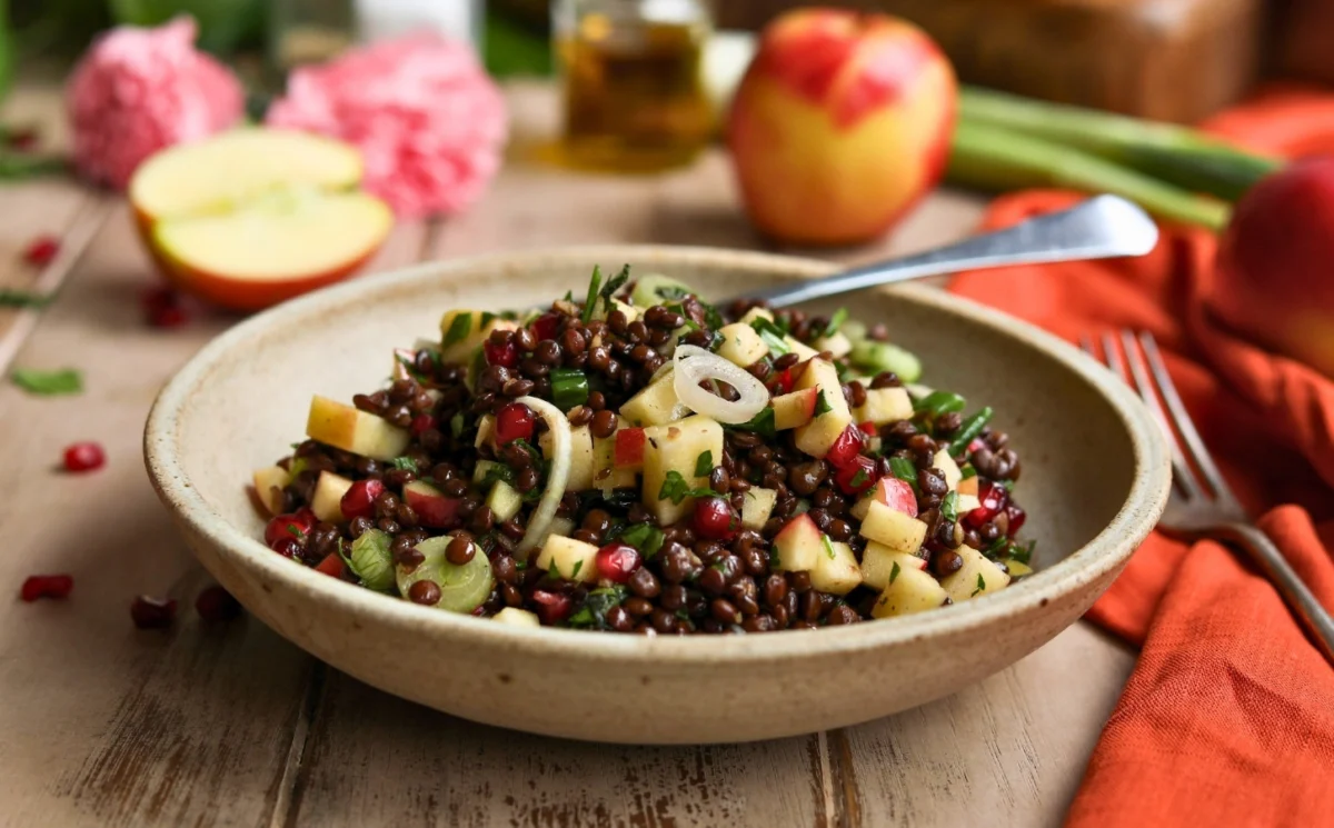 A Culinary Oasis: The Vegan Apple Summer Salad Revolutionizes Quick, Healthy Lunches