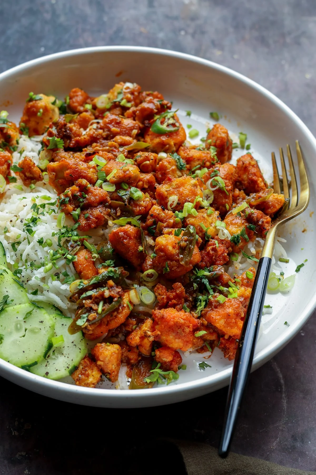 A Fiery South Indian Delight: Exploring the Vegan Apollo Tofu
