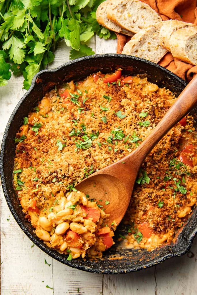 A Zesty Southwestern Sensation: Green Chile White Bean Skillet Promises Comfort and Flavor