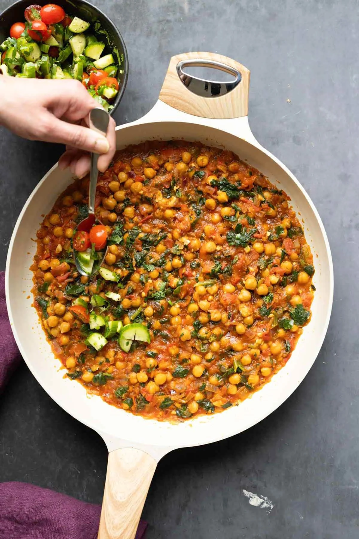 Fiery Flavors and Freshness: Peri-Peri Chickpeas Offer a Zesty, One-Pan Delight