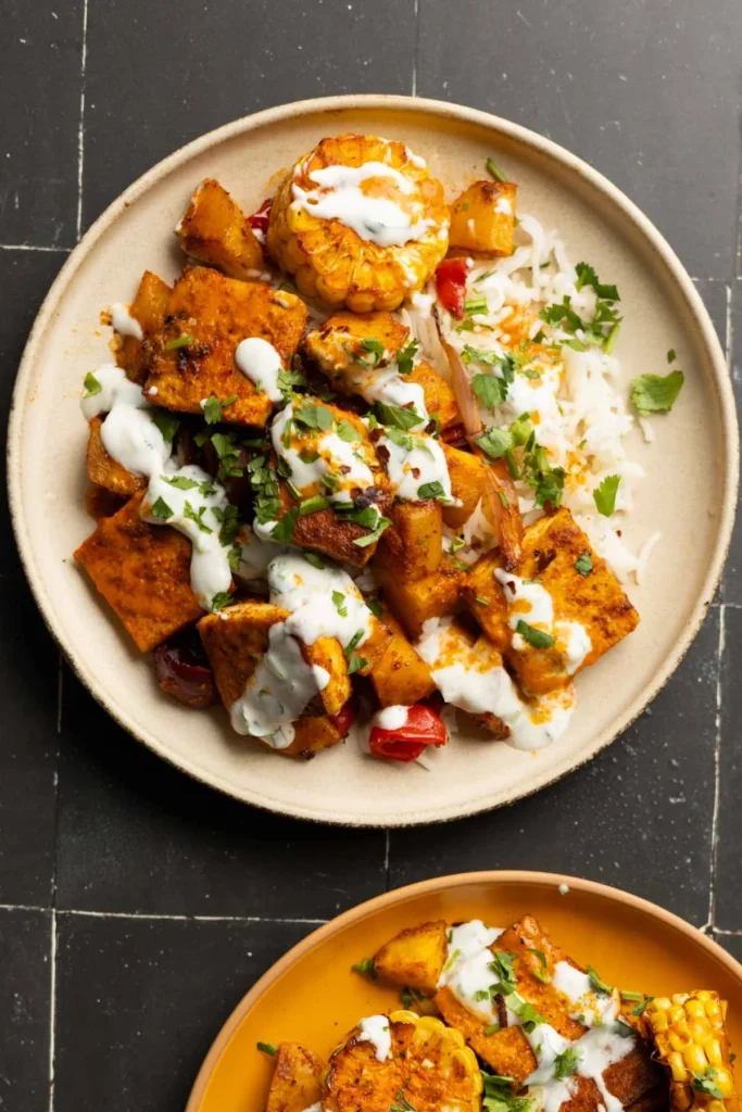 Sheet Pan Peri-Peri Tofu and Vegetables: A Flavorful and Effortless Vegan Delight