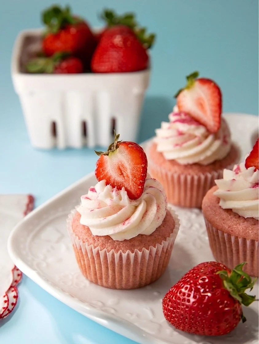 Sweet Success: Vegan Strawberry Cupcakes Bloom for Every Occasion