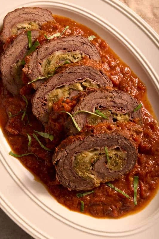 The Enduring Allure of Beef Braciole with Provolone: A Timeless Sunday Supper