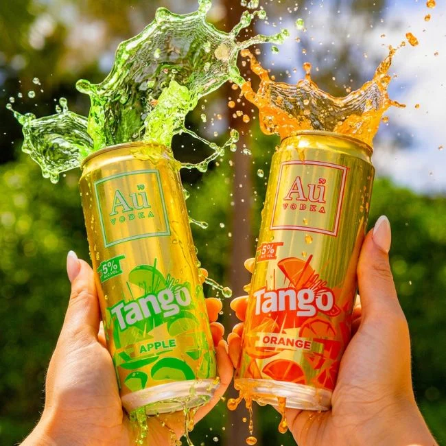 The Gold Standard of Soft Drinks: Au Vodka and Tango Launch Strategic RTD Partnership