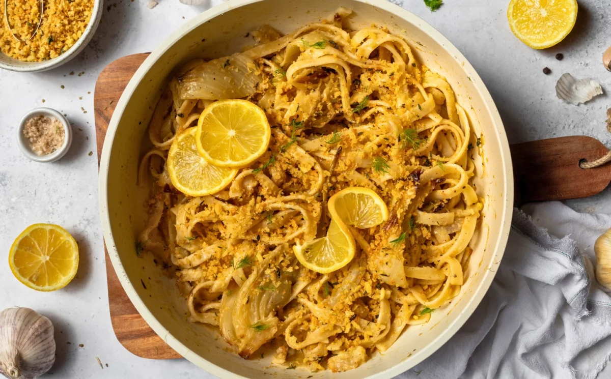 A Symphony of Flavors: Romy London’s Lemon Fennel Tagliatelle Offers Sophisticated Weeknight Dining