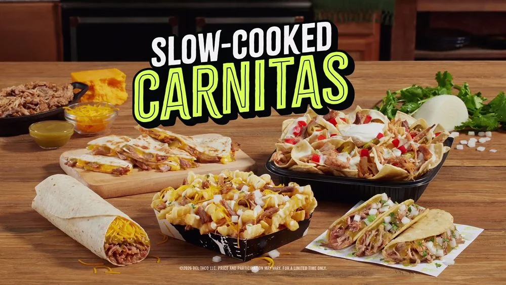 Del Taco Revitalizes Summer Menu with Return of Slow-Cooked Carnitas and Patriotic Beverage Launch