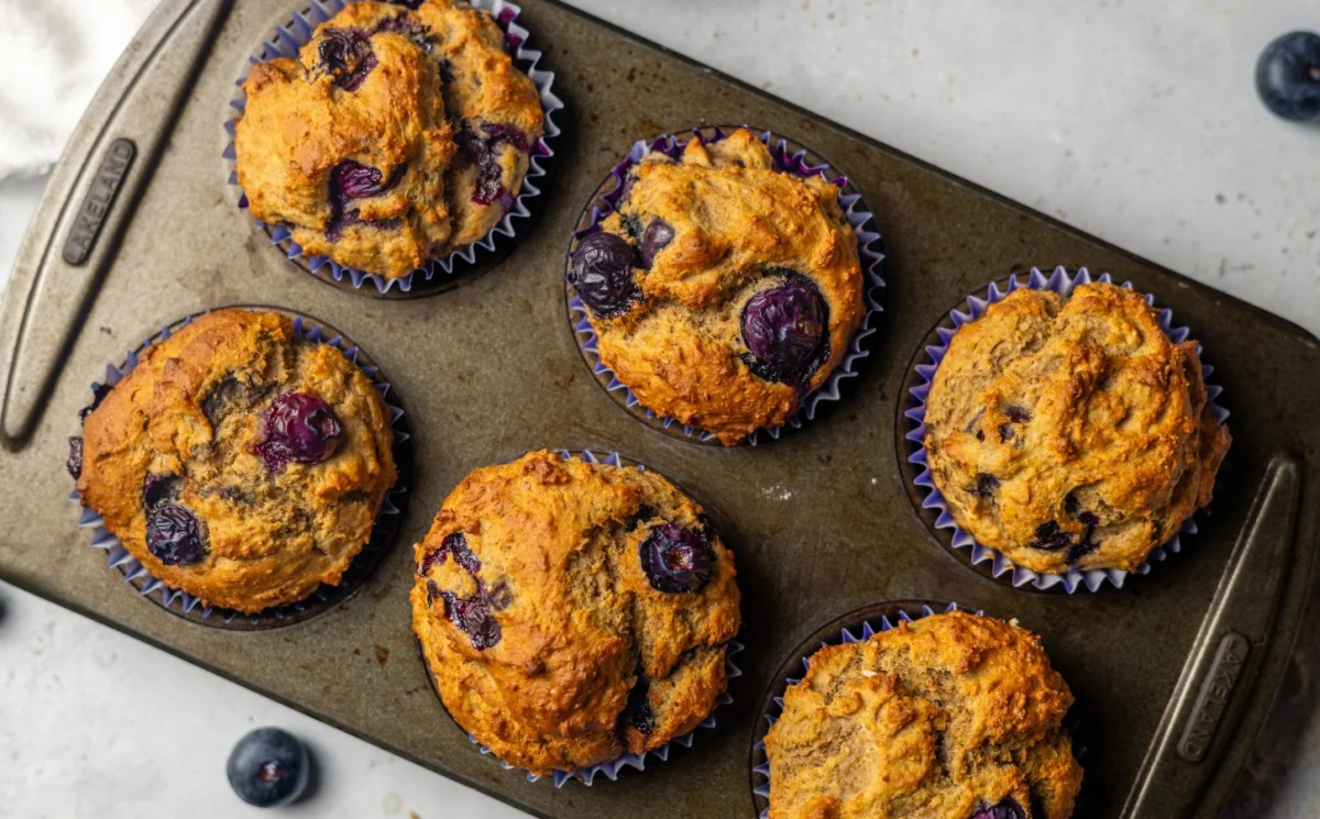 Power Up Your Mornings: Romy London’s Vegan Protein Blueberry Muffins Offer a Wholesome and Convenient Start