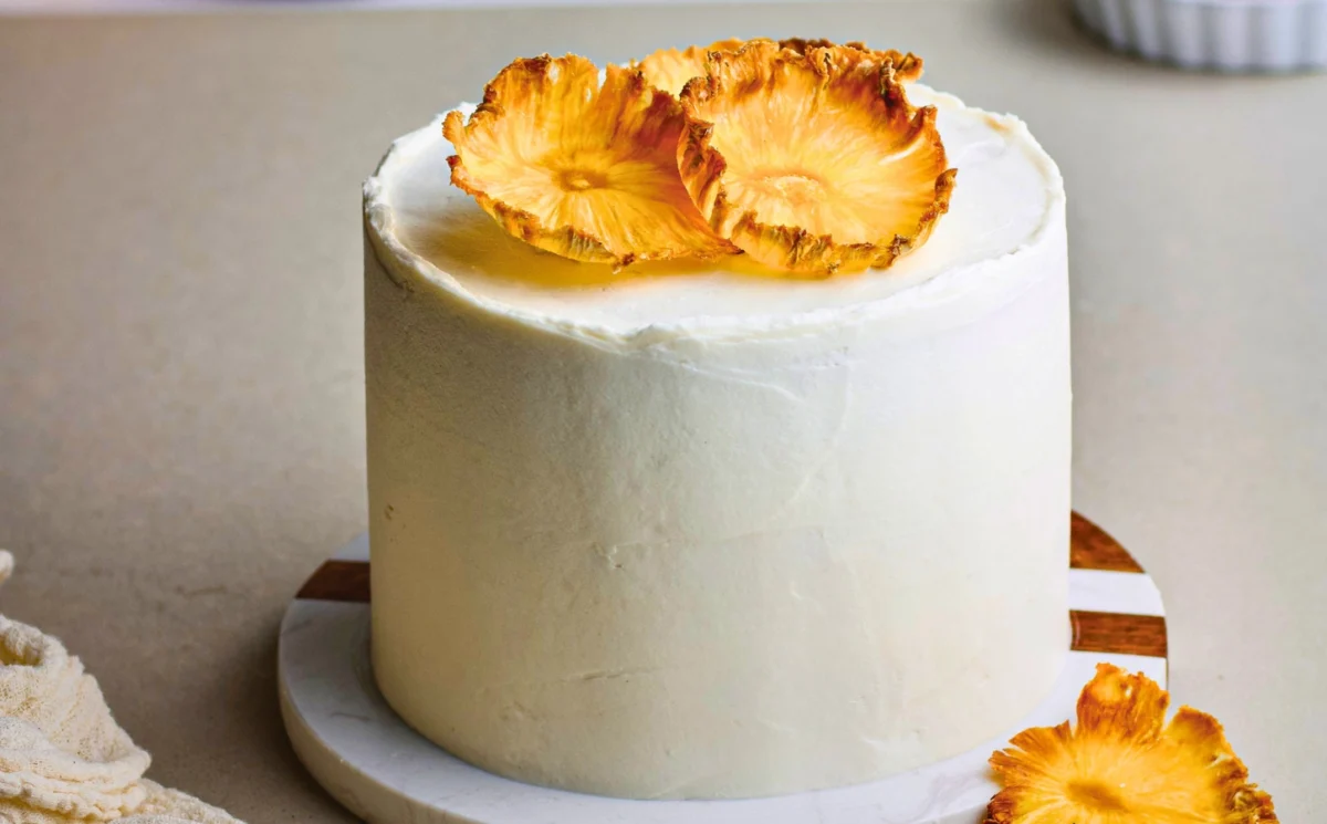 A Tropical Symphony of Coconut and Pineapple: Saloni Mehta’s Vegan Layer Cake Steals the Show