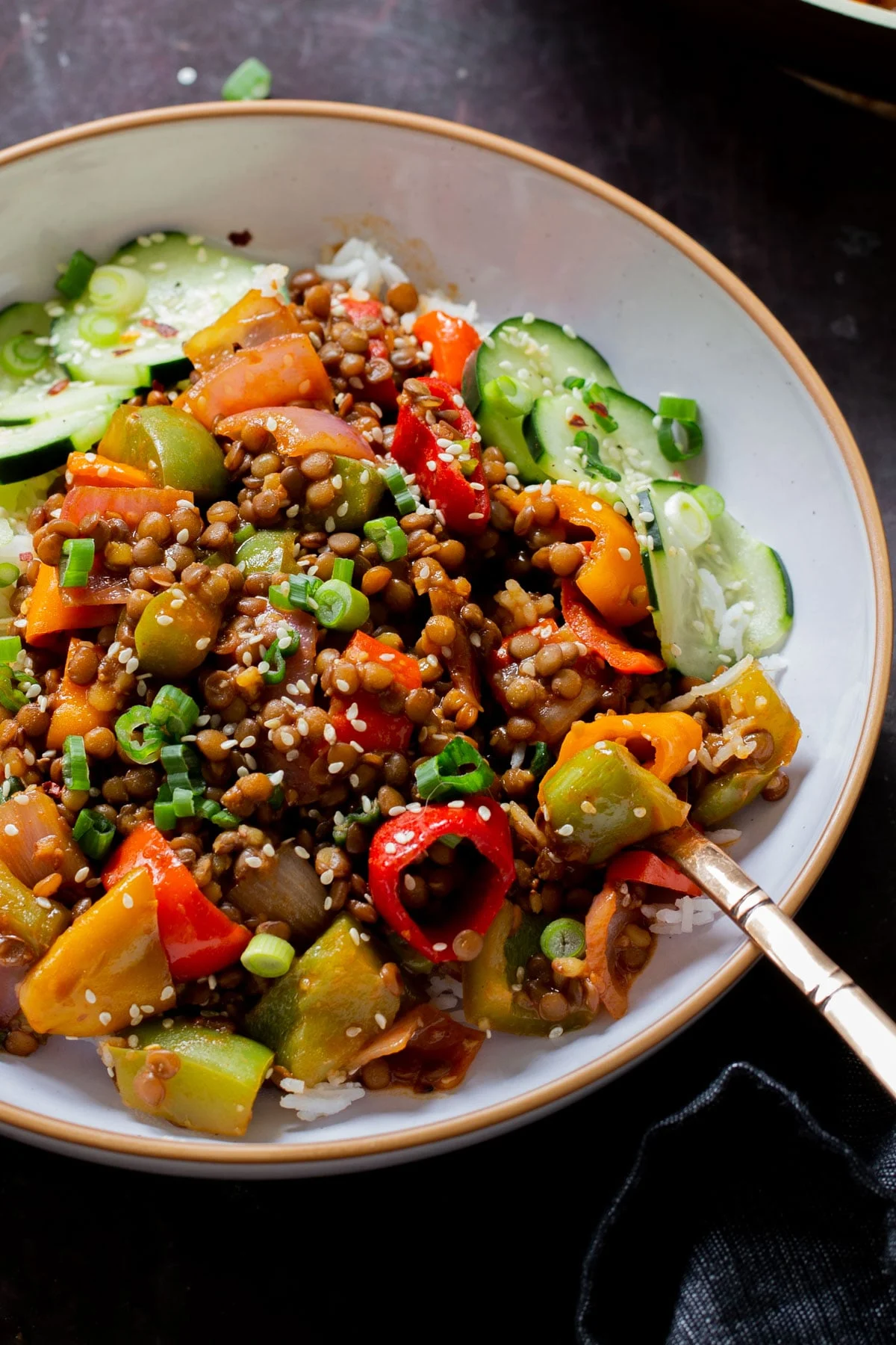 A Culinary Fusion of Flavor: Gochujang Lentils Offer a Quick, Protein-Packed Vegan Delight