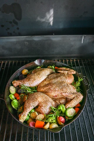 A Culinary Masterpiece: Von Miller’s "Greener Pastures" Organic Chicken Elevates One-Skillet Roasting to New Heights