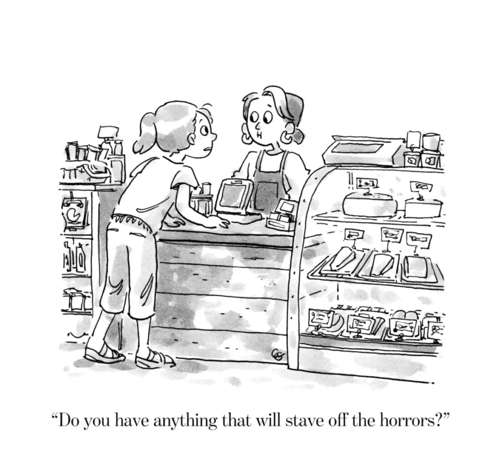 A Summer Cheese Cartoon: Fighting the Horrors … With Cheese