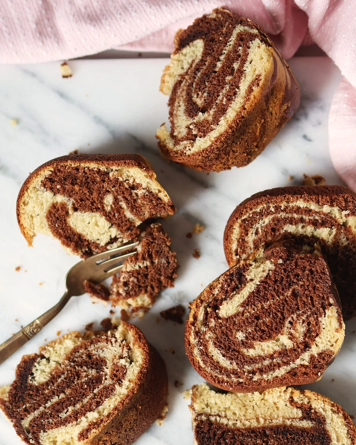 A Symphony of Sesame and Chocolate: The Rise of the Vegan Tahini Marble Bundt Cake