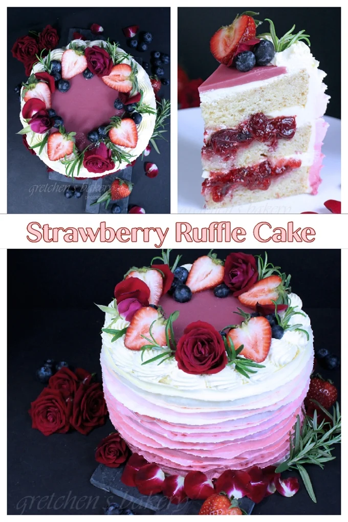 A Taste of Summer: The Allure of the Strawberry Ruffle Cake