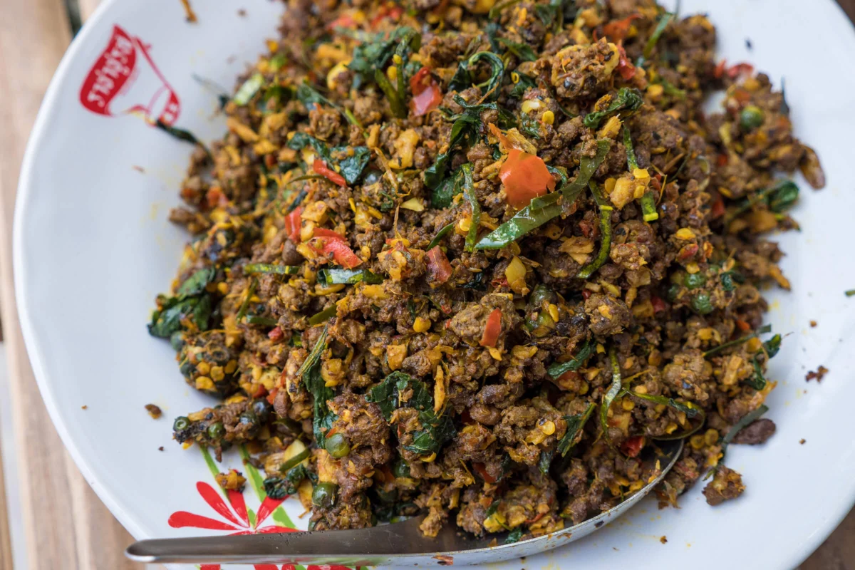 Fiery Flavors Unleashed: Exploring the Authentic Thai Spicy Chili Stir-Fry (Pad Ped)