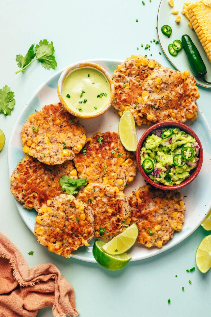 Golden Bites of Summer: Vegan Jalapeño Corn Fritters Offer a Flavorful, Quick Delight
