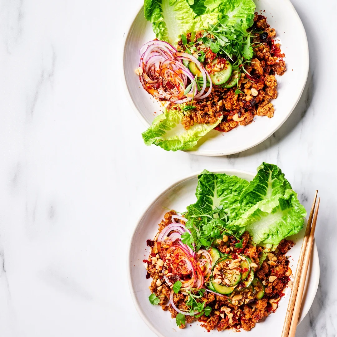 Gourmet Traveller Unveils a Plant-Based Masterpiece: The Spicy Tempeh Larb with Quick Pickle