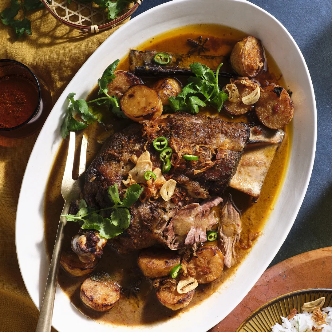 Gourmet Traveller Unveils the Ultimate Winter Comfort: A Massaman Slow-Roasted Lamb Shoulder with Homemade Curry Paste