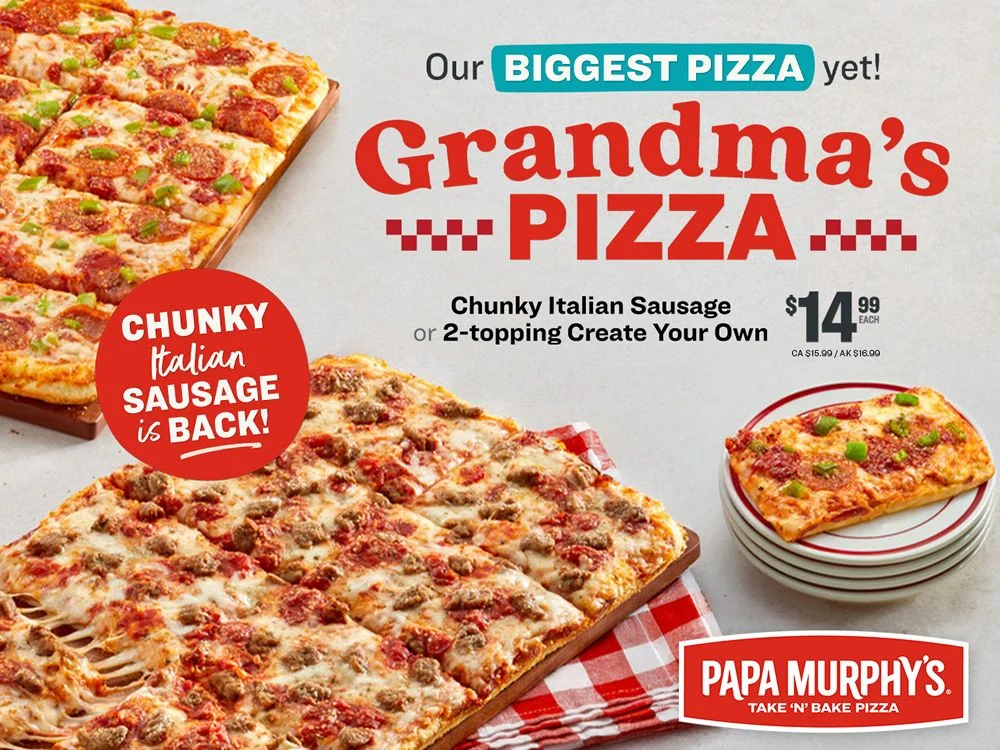 Papa Murphy’s Revitalizes Menu with the Return of Fan-Favorite Chunky Italian Sausage and the Debut of the "Grandma’s Pizza"