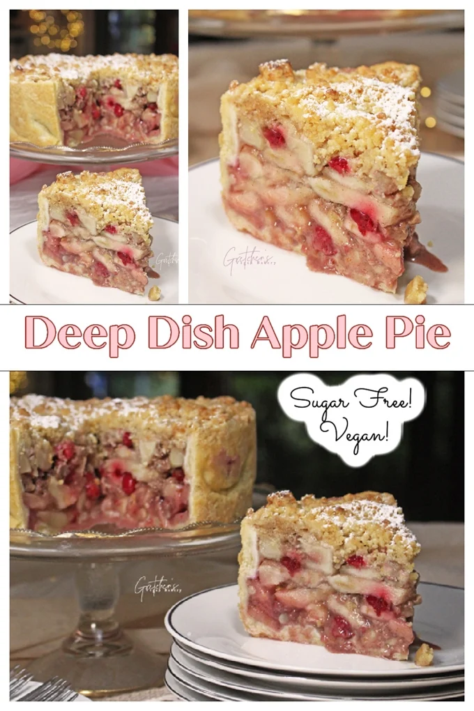 Sugar-Free Deep Dish Apple Pie: A Healthier Take on a Classic Dessert