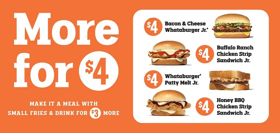 Whataburger Joins the National Value Wars: A Deep Dive into the "More for $4" Strategy