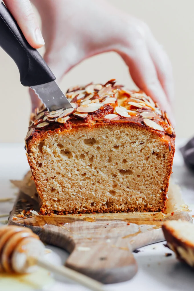 A Sweet Symphony of Flavor: Gluten-Free Honey Almond Snack Cake Offers Guilt-Free Indulgence