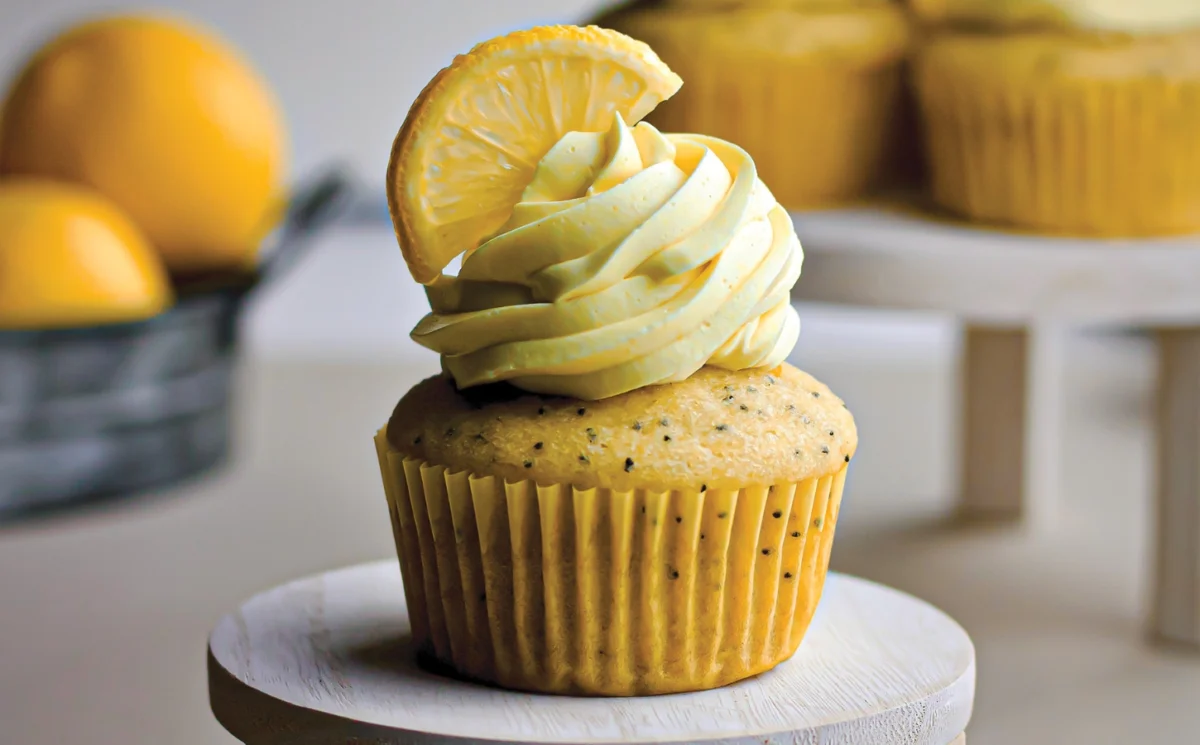 A Zesty Revelation: Saloni Mehta’s Vegan Lemon Poppy Seed Cupcakes Take Center Stage