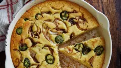 A Fiery Twist on a Comfort Classic: Vegan Jalapeño Cornbread Takes Center Stage