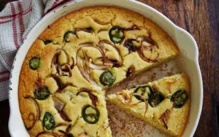 A Fiery Twist on a Comfort Classic: Vegan Jalapeño Cornbread Takes Center Stage