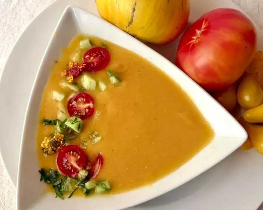 A Golden Revolution: Heathglen Farm Unveils the Unexpected Brilliance of Yellow Heirloom Gazpacho