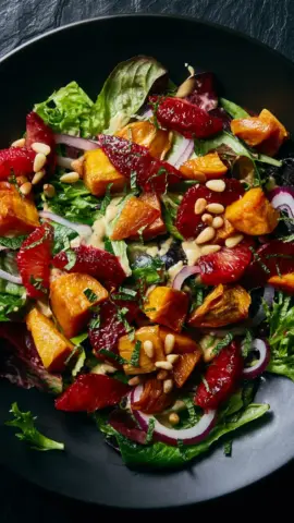 A Symphony of Flavors: The Sweet Potato and Blood Orange Salad Emerges as a Winter Culinary Star