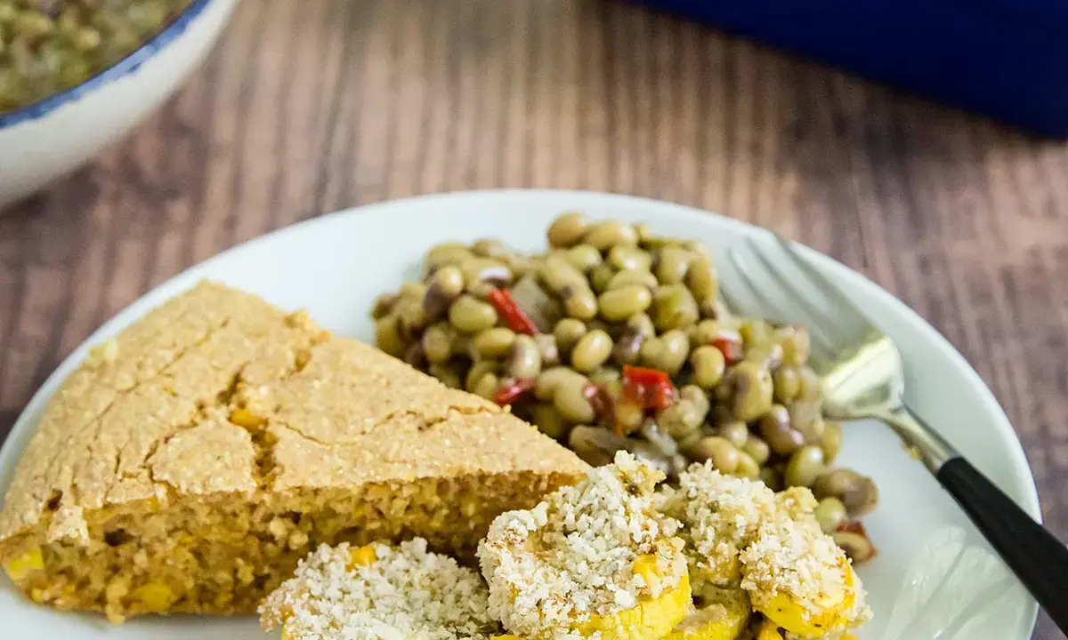 A Taste of Home: Vegan Yellow Squash and Corn Casserole Marks a Sweet Return to Louisiana Roots