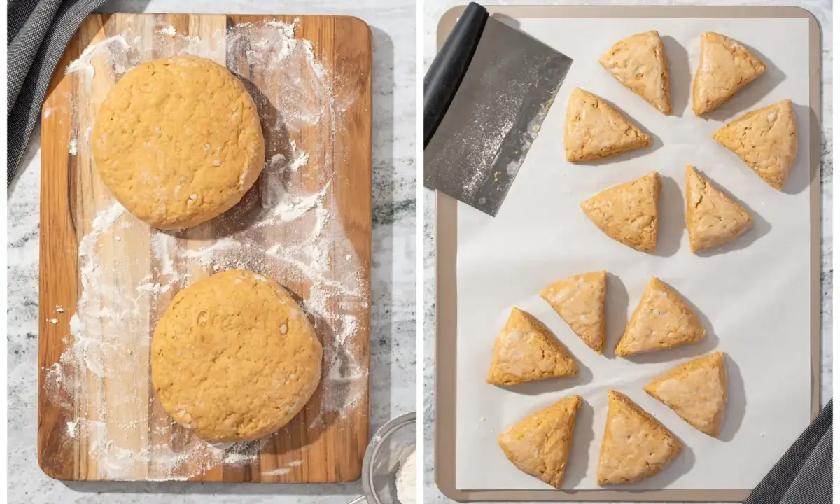 Autumn’s Gothic Delight: Vegan Pumpkin Scones with a Dazzling Blackberry Glaze Arrive