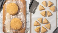 Autumn’s Gothic Delight: Vegan Pumpkin Scones with a Dazzling Blackberry Glaze Arrive