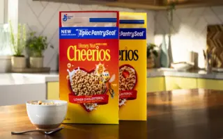 General Mills Revolutionizes Cereal Experience with Ziploc PantrySeal Technology