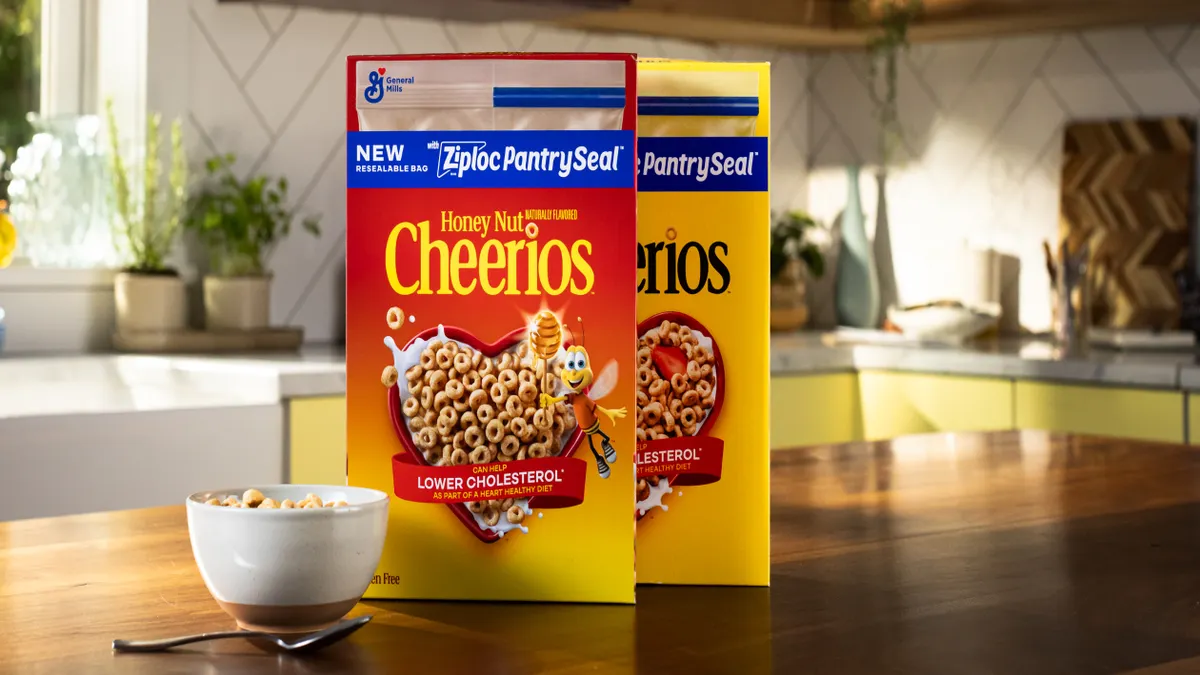 General Mills Revolutionizes Cereal Experience with Ziploc PantrySeal Technology