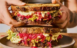 Power-Packed Plant-Based Lunch: The Gut-Loving Sourdough Sandwich Revolutionizes Midday Meals
