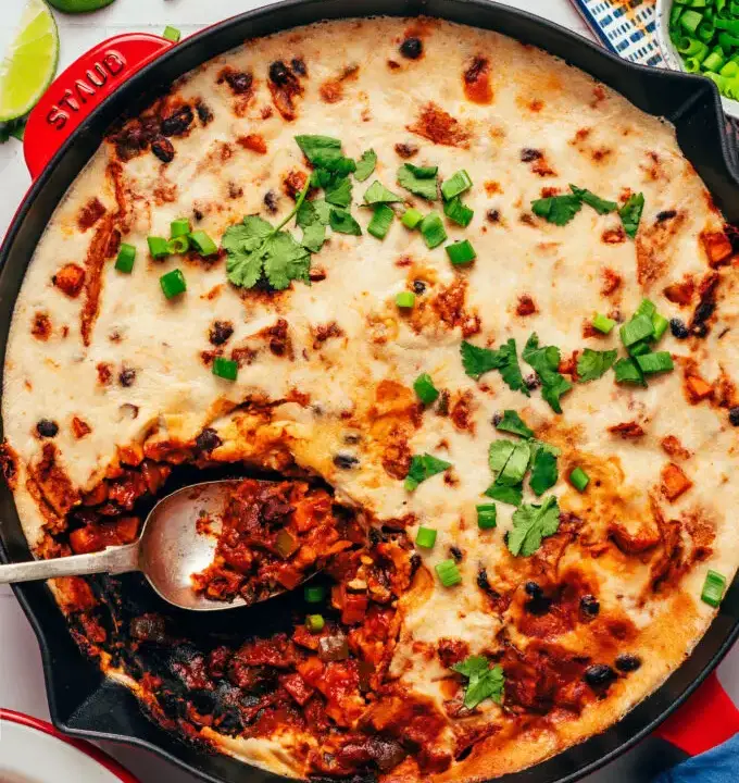 Revolutionary 30-Minute Vegan Enchilada Skillet Offers Flavor Without the Fuss