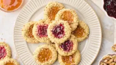 Sweet Delights: Vegan Walnut Thumbprint Cookies Offer a Burst of Flavor and Festive Charm