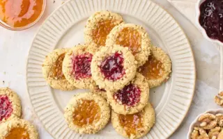 Sweet Delights: Vegan Walnut Thumbprint Cookies Offer a Burst of Flavor and Festive Charm