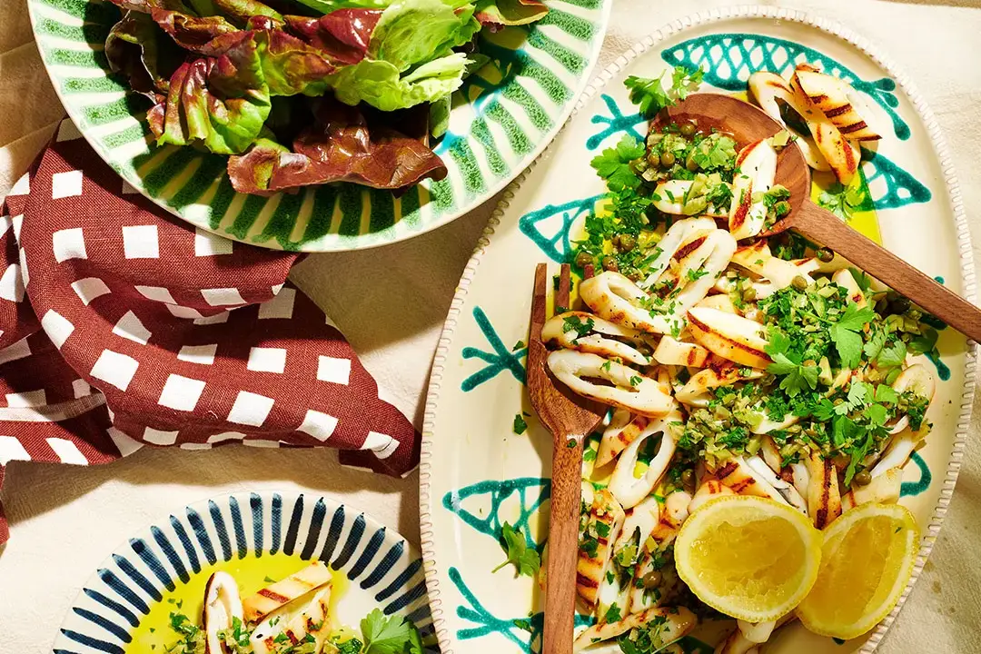 Trisha Greentree Elevates Australian Calamari with a Zesty Preserved Lemon Salsa Verde: A Culinary Deep Dive