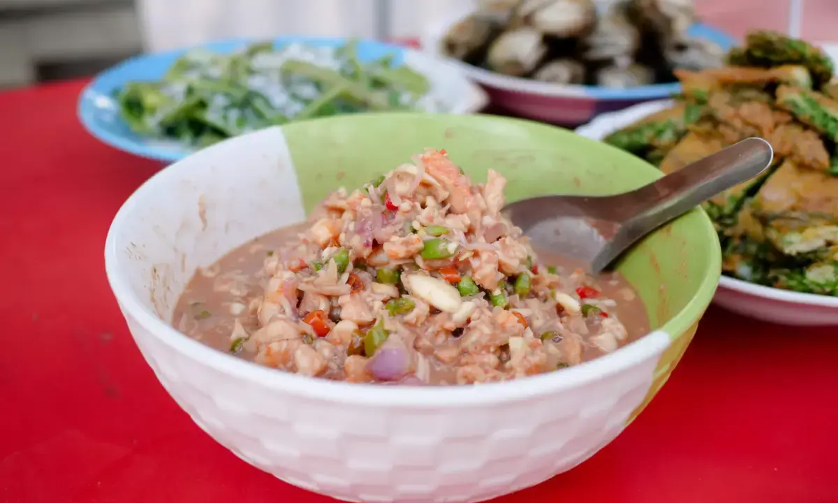 Unveiling the Soul of Southern Thailand: A Culinary Journey with Shrimp Chili Dip and Fresh Coconut Morning Glory